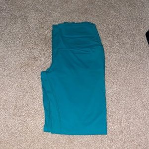 Turquoise colorful koala leggings